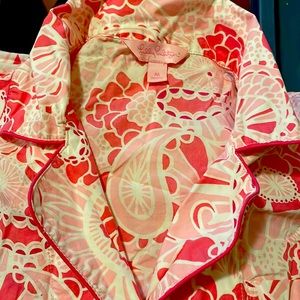 Lilly Pulitzer full length long sleeve pajamas